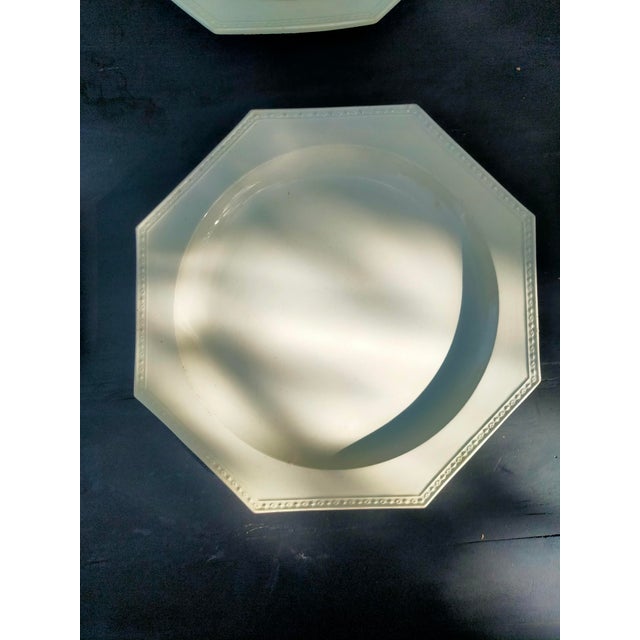 19th Century Creil Plates in White Earthenware, Set of 8 For Sale - Image 10 of 13