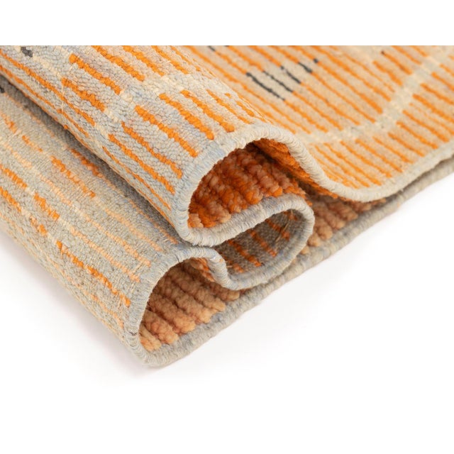 Brown Hand-Knotted Wool Premium Rug by Azele Studio For Sale - Image 8 of 10