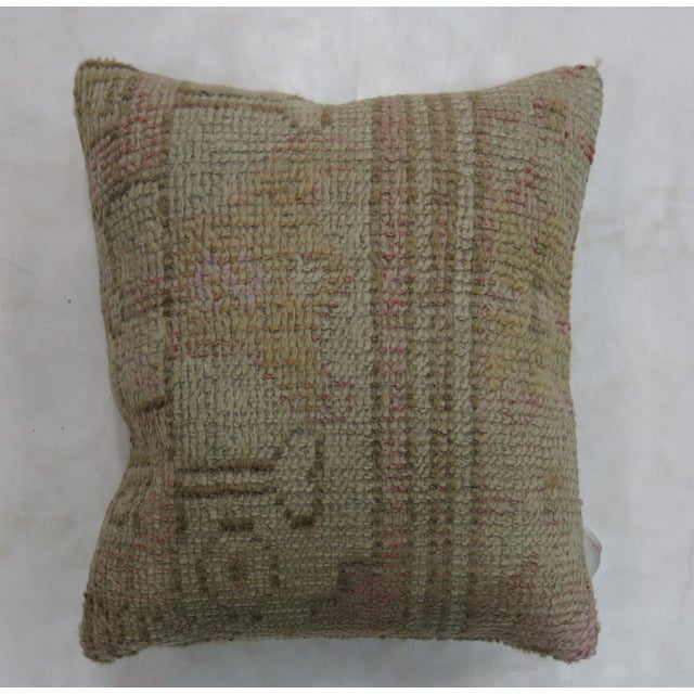 Contemporary Soft Pink Oushak Pillow For Sale - Image 3 of 5