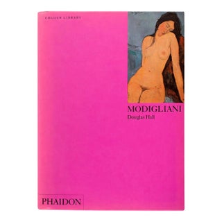 Modigliani Art Book by Douglas Hall – Phaidon Colour Library, Pink Cover For Sale