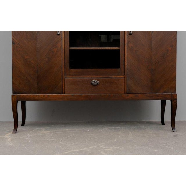Art Nouveau Sideboard in Oak, Late 20th Century For Sale - Image 9 of 18
