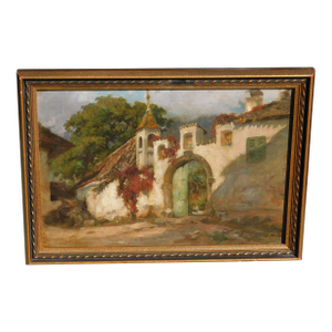 Late 19th Century Albert Kappis B. 1836 Oil Painting Listed German Artist