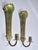 Swedish Modern Candle Sconces in Brass attributed to Lars Holmström, Arvika, 1940, Set of 2 For Sale - Image 3 of 7