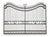 Antique Wrought Iron Wave Gate, 1940s For Sale - Image 3 of 3