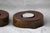 Contemporary Brown Round Ceramic Candleholders, 1990s, Set of 2 For Sale - Image 3 of 10