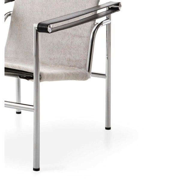 Metal 1 Armchair with Tilting Back by Le Corbusier for Cassina For Sale - Image 7 of 14