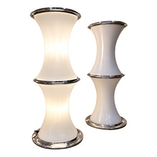 Bamboo Lamps by Enrico Tronconi, 1970s, Set of 2 For Sale
