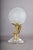 Winged Figure Table Lamps with Frosted Glass Globes, 1980s, Set of 2 For Sale - Image 9 of 15
