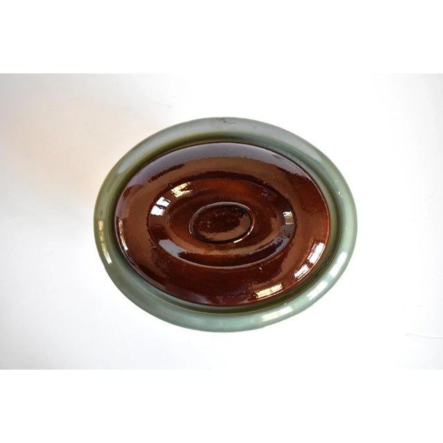 Red Wing Pottery Mid-Century Red Wing Pottery Casserole Baking Dish For Sale - Image 4 of 9