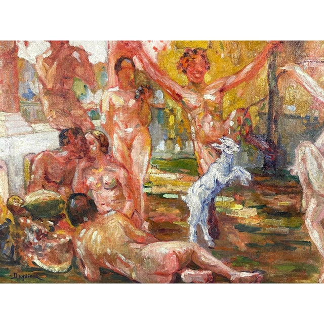 French Bacchanal Garden' by Ren√© Deydier For Sale - Image 3 of 12