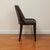 1930s Set of Six French Walnut Art Deco Dining chairs For Sale - Image 4 of 10