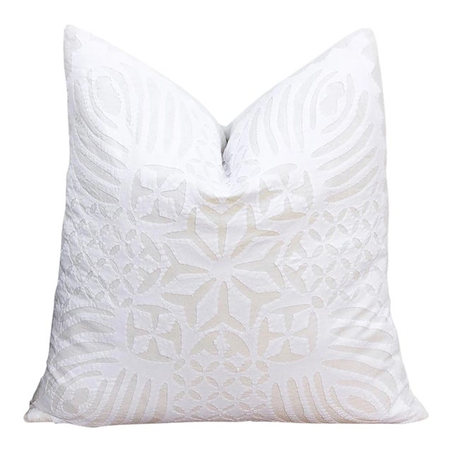 Monsoon Star Applique Pillow Cover For Sale