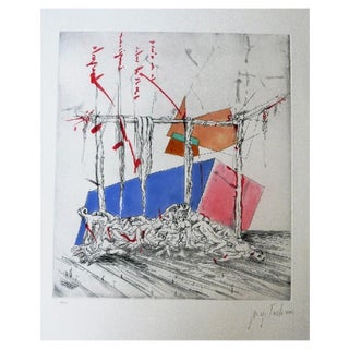 Jorge Tacla, Friends and Enemies, 2002, Etching For Sale