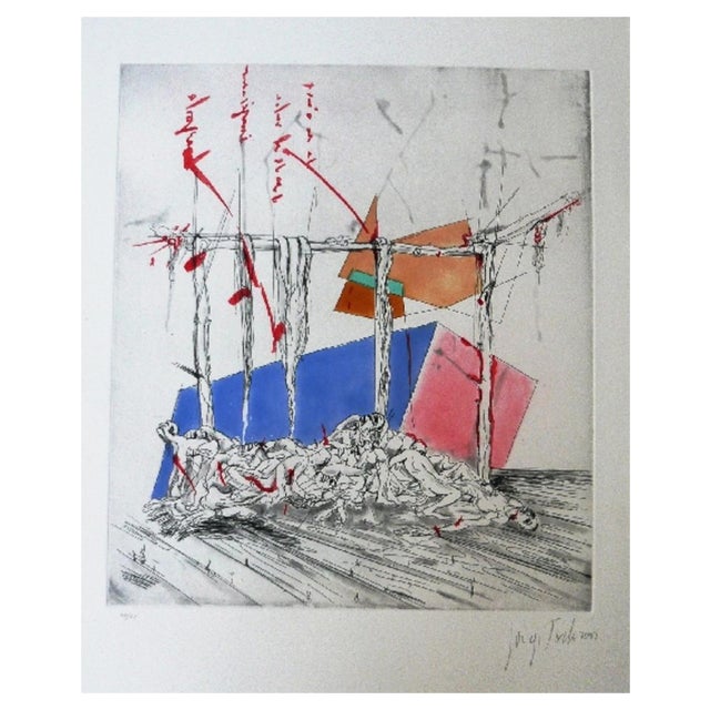 Jorge Tacla, Friends and Enemies, 2002, Etching For Sale