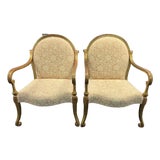 Rose Tarlow Melrose House Verona Arm Chairs, Pair For Sale