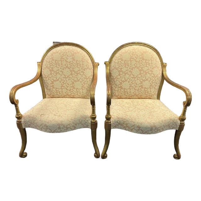 Rose Tarlow Melrose House Verona Arm Chairs, Pair For Sale