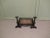 Large 19th Century Andirons with Grate These Are Heavy Hand Forged Iron Andiron, 1900 For Sale - Image 6 of 7