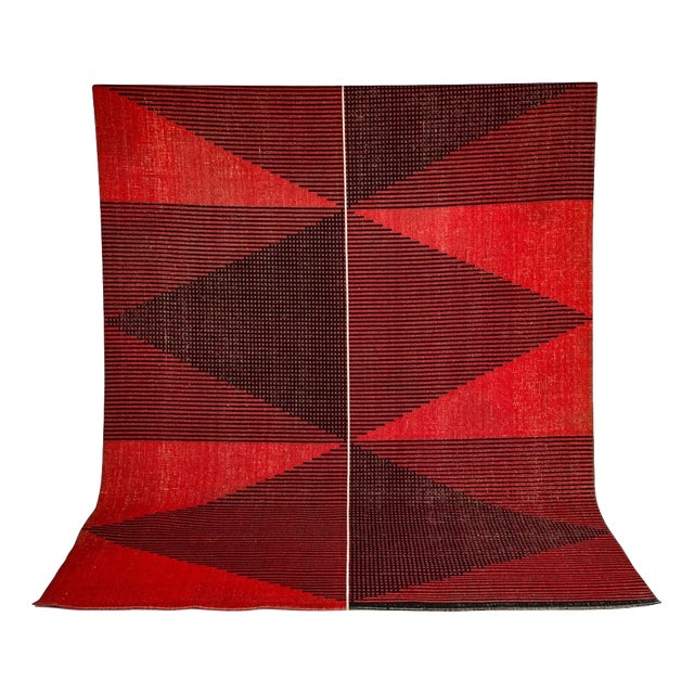 Woven Rug in the style of Antonín Kybal, 1960s For Sale