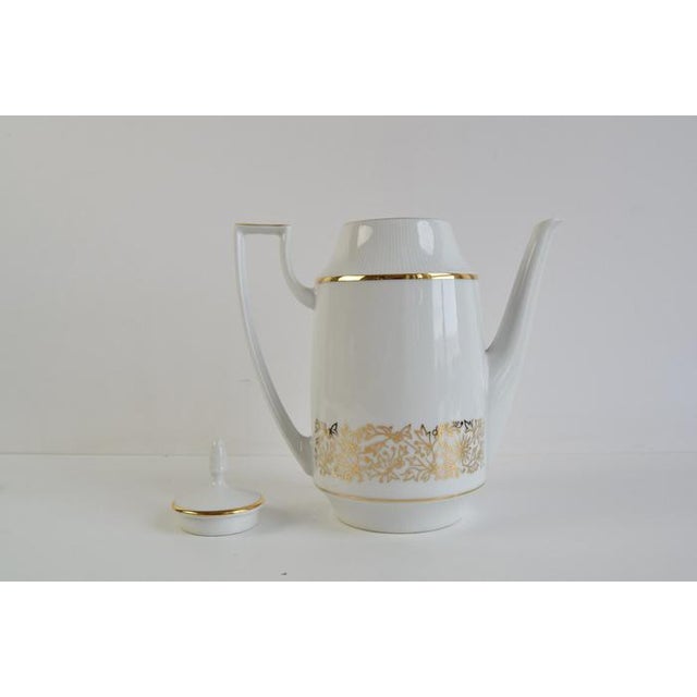 Mid-Century Porcelain Coffee Pot from Birkenhammer, Former Czechoslovakia, 1969 For Sale - Image 3 of 12