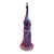 Jun Ware Flambe Glazed Peacock Sculpture – 19.7" Ceramic Bird Figure With Purple Drip Glaze For Sale