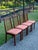 1980s Koda Woodcraft Danish Modern Teak Slat Back Side Dining Chairs -4 Here is a gorgeous set of teak side chairs in the...