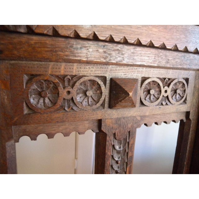 Antique Renaissance Bench with Carved Figure, 1880 For Sale - Image 12 of 18