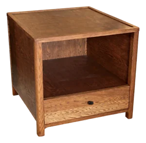 Oak Wood Side Table/Printer Stand