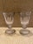 Pair of 1990s Arte Italica Vetro Wine Goblet With Silver Etched Trim For Sale In New York - Image 6 of 6