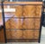 Brown Vintage 1980s Deco Revival Alf Italia Mahogany Burl Wood & Black Lacquer 4-Piece Bedroom Set - Eastern King For Sale - Image 8 of 17