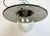 Grey Cast Aluminium Explosion Proof Pendant Lamp with Enameled Shade from Elektrosvit, 1970s For Sale - Image 6 of 18