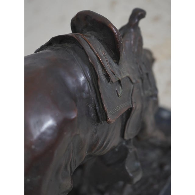 Bronze Frederic Remington Wicked Pony Bronze Cowboy Sculpture For Sale - Image 8 of 15