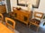 Mid-Century Modern Mid-Century Modern Honey Finish 8-Piece Dining Set — In the Style of Heywood-Wakefield For Sale - Image 3 of 12