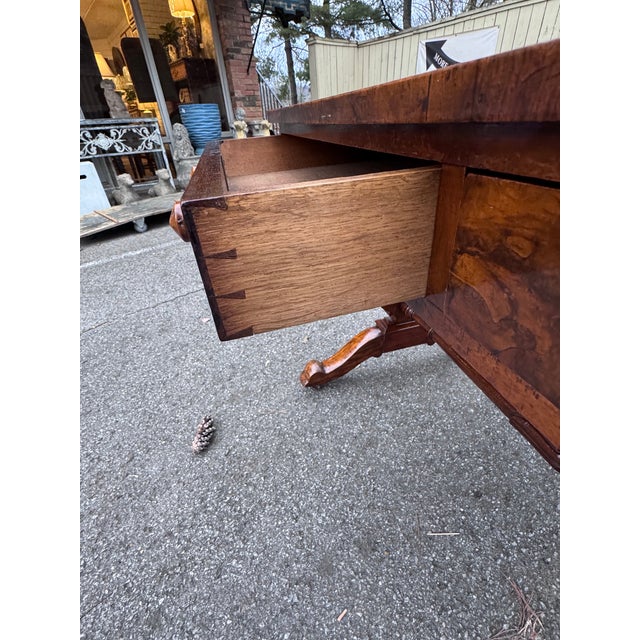 19th Century English Regency Library Table For Sale - Image 12 of 18