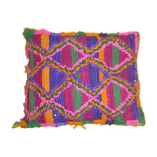 Moroccan Sham with Pink & Purple Diamonds For Sale