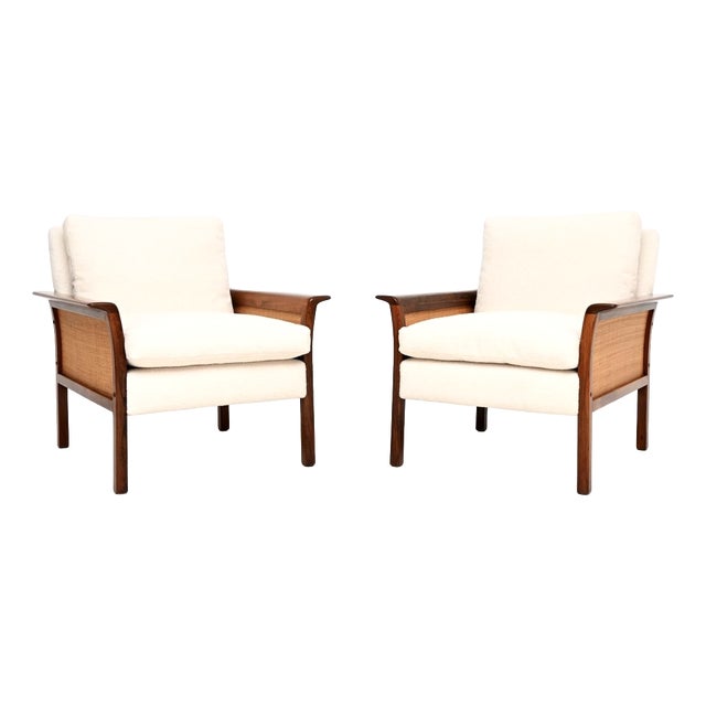 Vintage Scandinavian Armchairs attributed to Knut Sæter for Vatne Mobler, 1960, Set of 2 For Sale