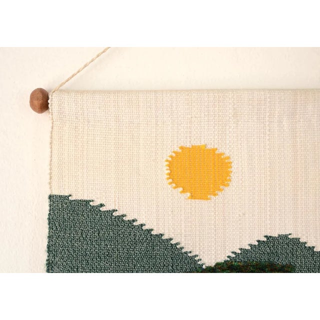 Mid-Century Modern Mid-Century Nature Scene Tapestry Wallhanging For Sale - Image 3 of 12