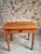 Antique French Walnut Writing Table with Drawer, 1900s For Sale - Image 6 of 16