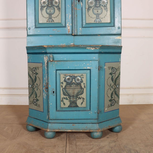 Gustavian Swedish Kitchen Cabinet For Sale - Image 3 of 8