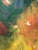 Vintage 1920s Original Parrot Bird Painting on Canvas For Sale - Image 4 of 12