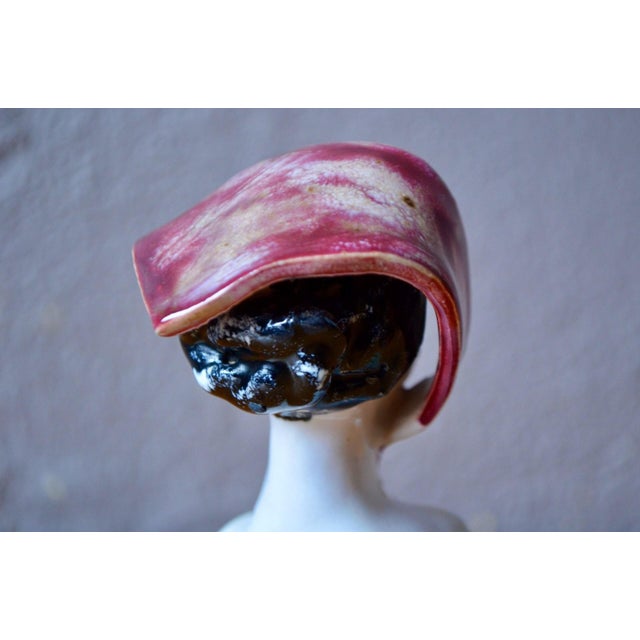 Figurative Ring Holder in Glazed Earthenware, 1950s For Sale - Image 10 of 14