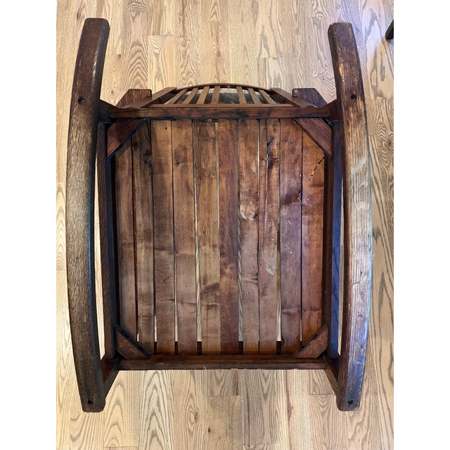 1910s Stickley Oversize Morris Rocking Chair For Sale In Denver - Image 6 of 7