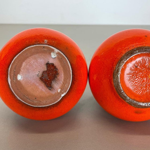 Ceramic Studio Pottery Vases from Roth Ceramics, Germany, 1970s, Set of 2 For Sale - Image 16 of 18