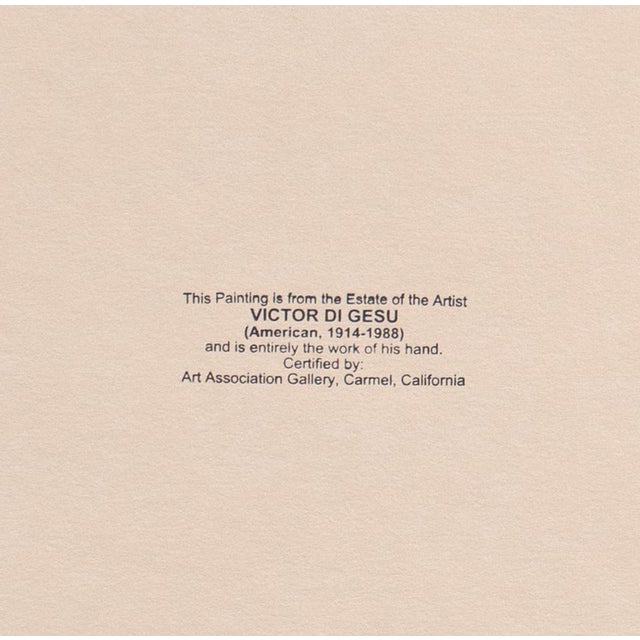 'Seated Nude' by Victor Di Gesu, Louvre, Académie Chaumière, Los Angeles County Museum of Art For Sale - Image 10 of 10