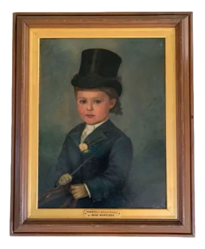 Ethel Mortlock, Marie Adelaide Brassey, Marchioness of Willingdon, 1878, Oil on Canvas, Framed