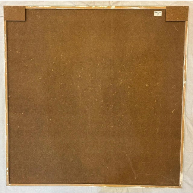 Jean Krillé, Landscape 100, Oil on Masonite, 1986 For Sale - Image 9 of 10