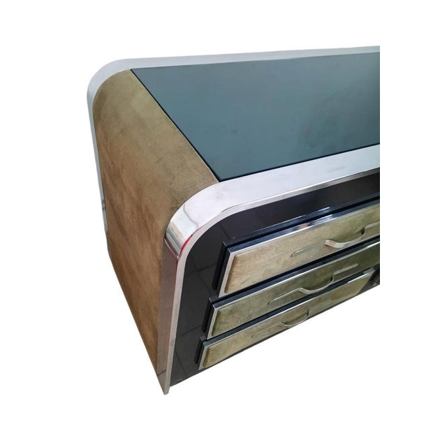 Chest of Drawers in the style of Romeo Rega, Italy, 1970s For Sale - Image 10 of 15