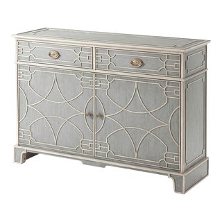 Chinese Chippendale Painted Cabinet For Sale