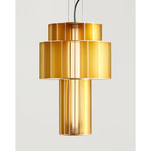 Black Babel T Pe Golden Suspended Lamp by Stephen Burks for Parachilna For Sale - Image 8 of 14