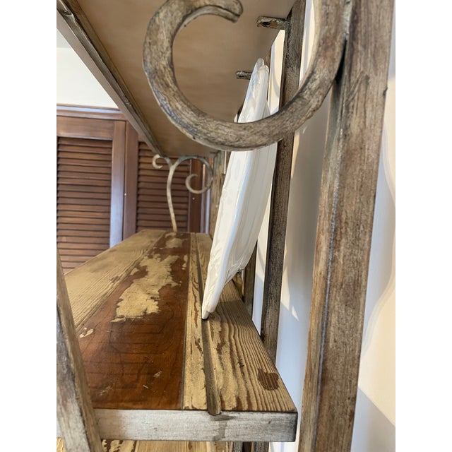 Shabby Chic French Country/Farmhouse/European Rustic/Shabby Chic China Buffet With Detachable Hutch For Sale - Image 3 of 5