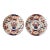 Antique 19th Japanese Meiji Period Scalloped Plates-a Pair For Sale